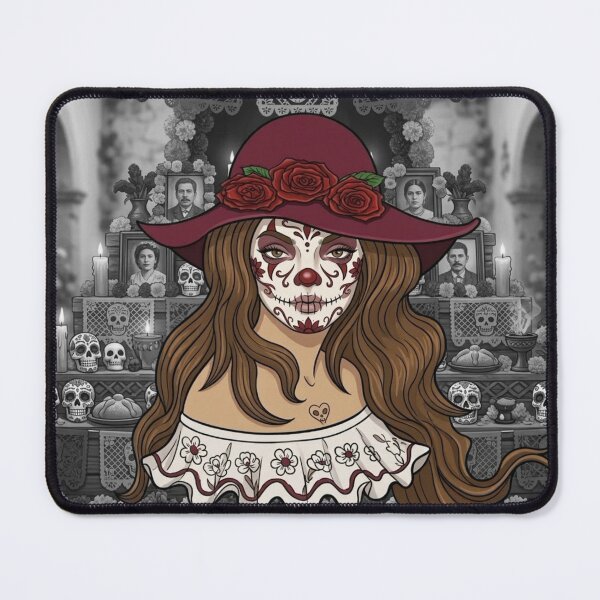 Item preview, Day of the Dead Ofrenda Catrina Art designed and sold by KabronX.