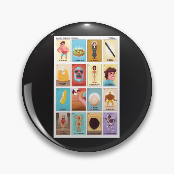 Item preview, Nacho Daddy's Lotería  designed and sold by Misshotmama93.