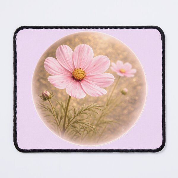 Item preview, Wild Garden Cosmos – Delicate Floral Portrait designed and sold by TheJoyfulPen.
