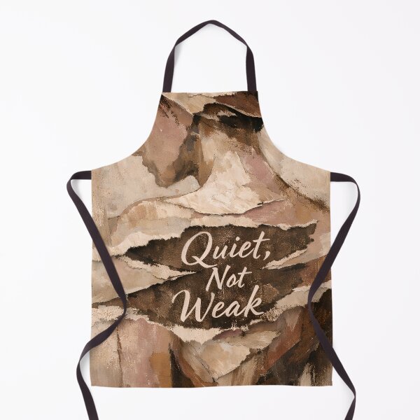 Item preview, Quiet Not Weak – Strength in Silence Inspirational Quote Art designed and sold by Luvahawb.