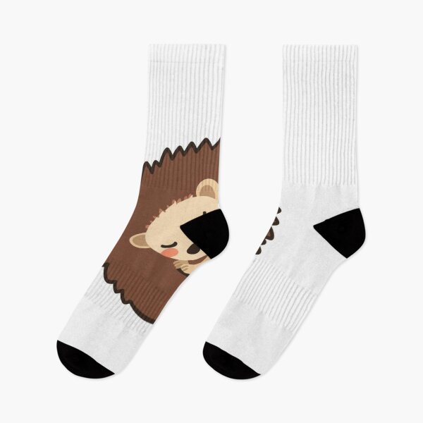 Item preview, Sleepy Hedgehog Curled Up Cute Animal Sticker designed and sold by NeonNerdStudio.