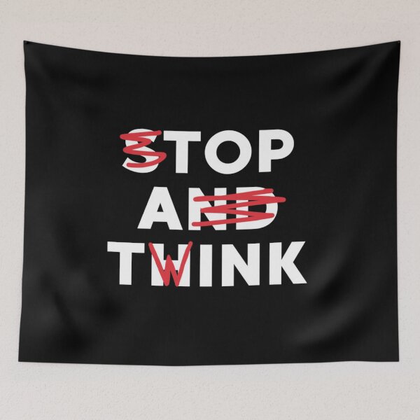 Item preview, Stop And Think  designed and sold by rosadaviss.