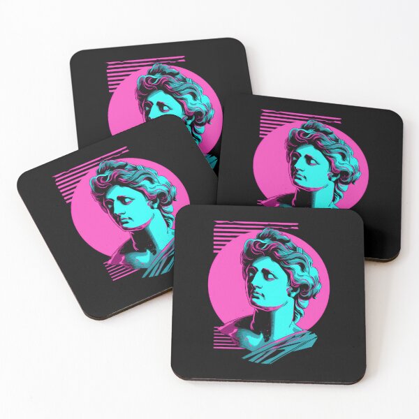 Item preview, Neon Pink Vaporwave Greek Bust designed and sold by guibempdaho41.