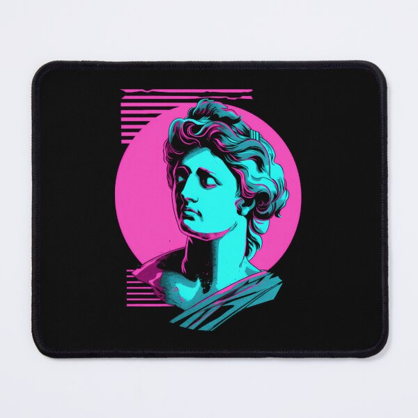 Item preview, Neon Pink Vaporwave Greek Bust designed and sold by guibempdaho41.
