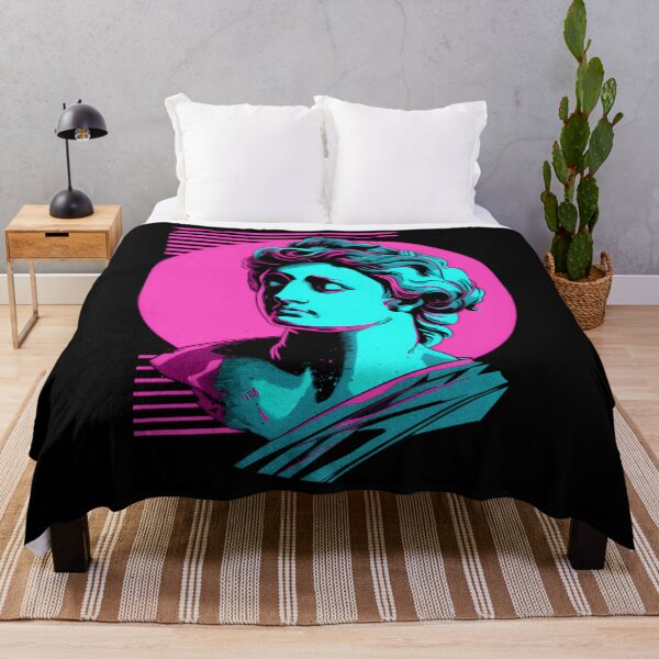 Item preview, Neon Pink Vaporwave Greek Bust designed and sold by guibempdaho41.