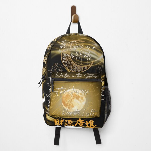 Item preview, Golden Mystic Symbols - Celestial Moon & Stars Pattern designed and sold by VibeArtShop.