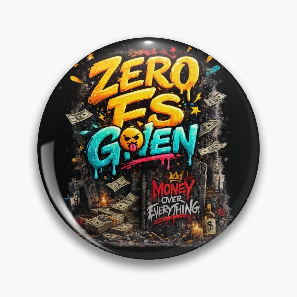 Item preview, Zero Fs Given Dark Streetwear Rebel Money Graphic designed and sold by Sunny Flamingo Studio.