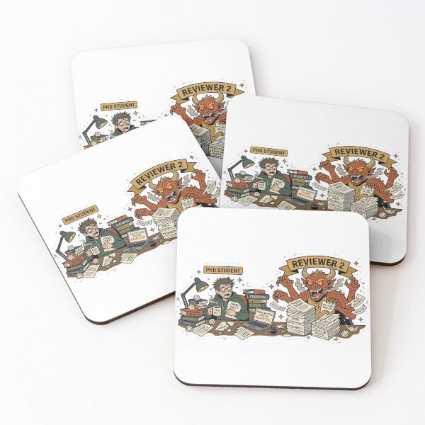 Item preview, Embrace the Chaos: The Ultimate Thesis vs. Reviewer 2 Struggle Sticker designed and sold by AuroraPixelDa.