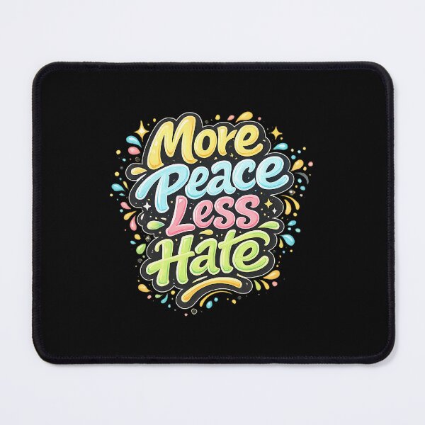 Item preview, More Peace Less Hate Retro 70s Typography designed and sold by guibempdaho41.