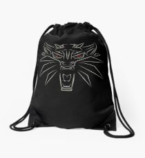 Witcher School of the Wolf Drawstring Bag
