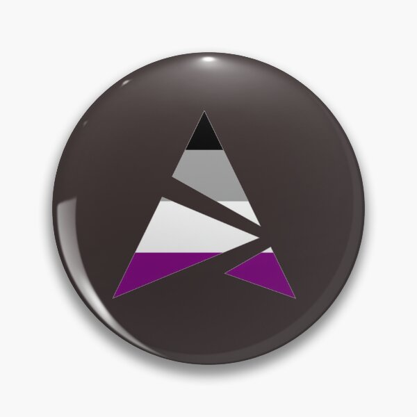Item preview, Artix Linux Asexual Pride Sticker – Ace Pride Systemd Free Linux Decal designed and sold by PenguinPowered.