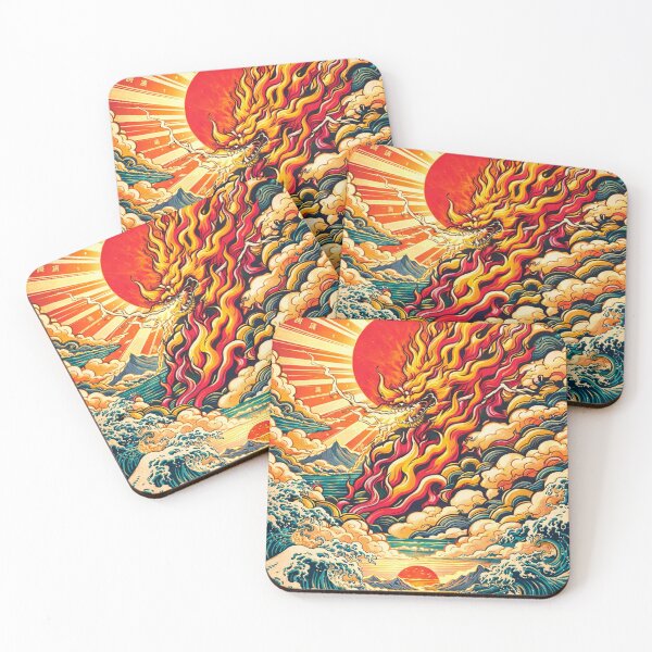 Item preview, Ukiyoe Dragon designed and sold by erkinmaddison.