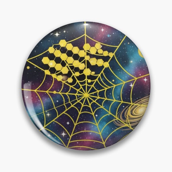 Item preview, Galaxy Spider Web Cosmic Space Art designed and sold by Dzblack.