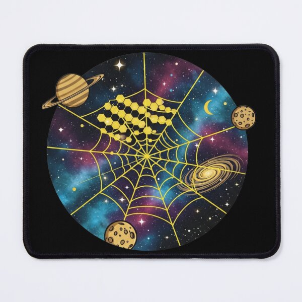Item preview, Galaxy Spider Web Cosmic Space Art designed and sold by Dzblack.