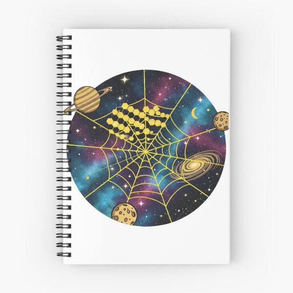 Item preview, Galaxy Spider Web Cosmic Space Art designed and sold by Dzblack.