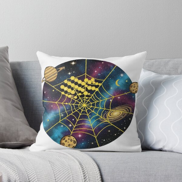 Item preview, Galaxy Spider Web Cosmic Space Art designed and sold by Dzblack.