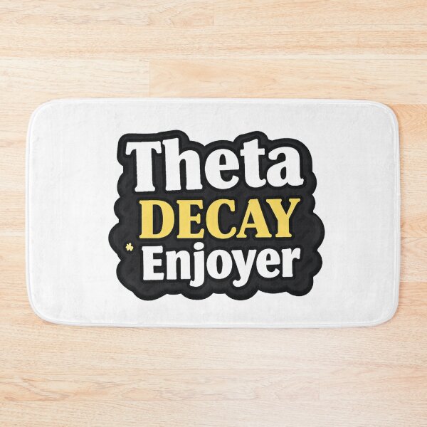 Artikelvorschau, Theta Decay Enjoyer – Optionshandels-Meme | Theta Gang Trader Humor entworfen und verkauft von VolatilityEdge.
