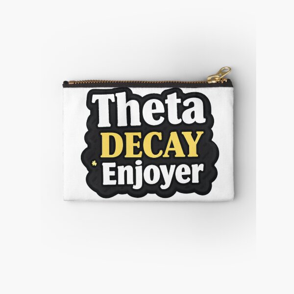 Item preview, Theta Decay Enjoyer – Options Trading Meme | Theta Gang Trader Humor designed and sold by VolatilityEdge.