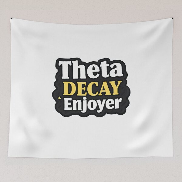 Item preview, Theta Decay Enjoyer – Options Trading Meme | Theta Gang Trader Humor designed and sold by VolatilityEdge.