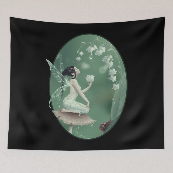 Item preview, Lily Of The Valley Vintage Flower Fairy designed and sold by guibempdaho41.