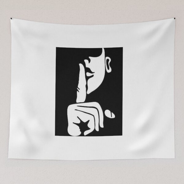 Item preview, Minimalist Shush Silhouette designed and sold by Artifyhub55.