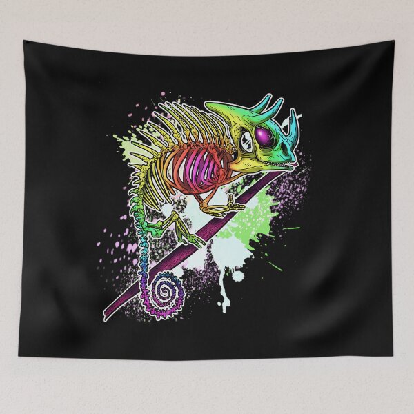 Item preview, Rainbow Jacksons Chameleon Skeleton Anatomy designed and sold by guibempdaho41.