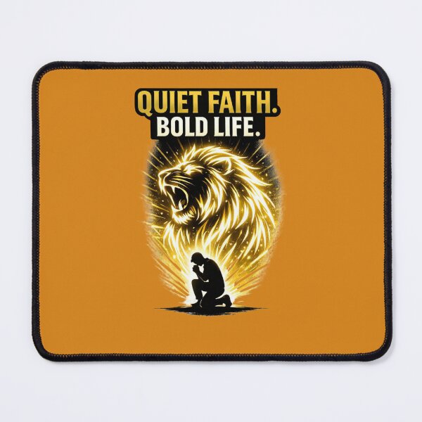 Item preview, Quiet Faith Bold Life Christian Shirt Lion of Judah Faith Apparel designed and sold by Dexters Inspiring Creations.