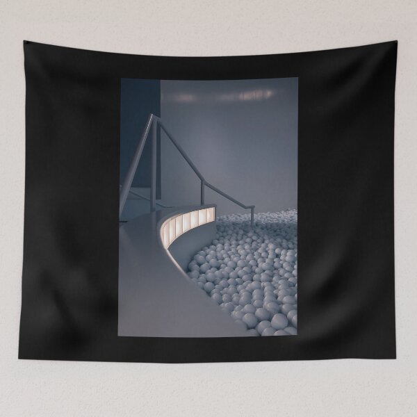Item preview, Please Use Railing Liminal Pool Space designed and sold by guibempdaho41.