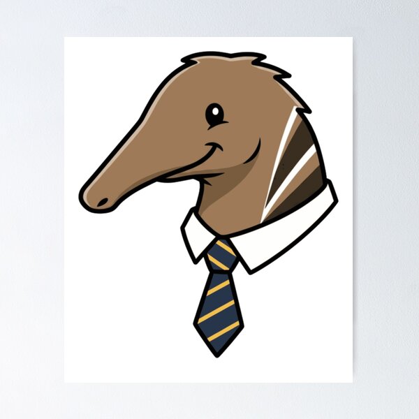 Item preview, Professional Anteater Boss Wearing Business Tie designed and sold by k3rstman1.