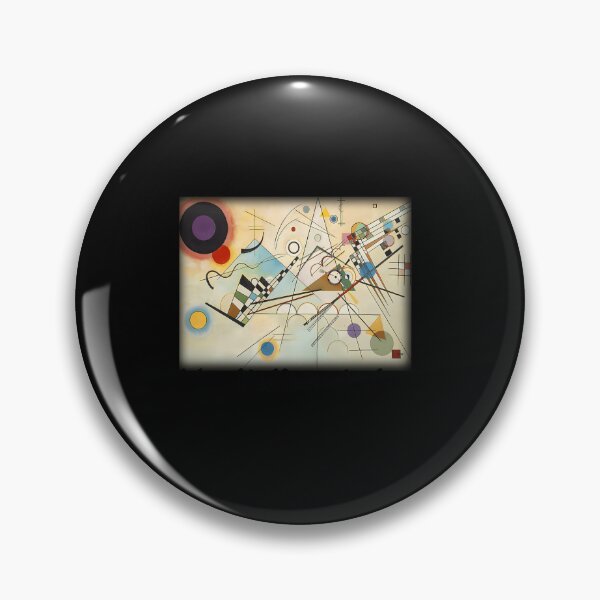 Item preview, Kandinsky Composition 8 Abstract Geometric Art designed and sold by guibempdaho41.