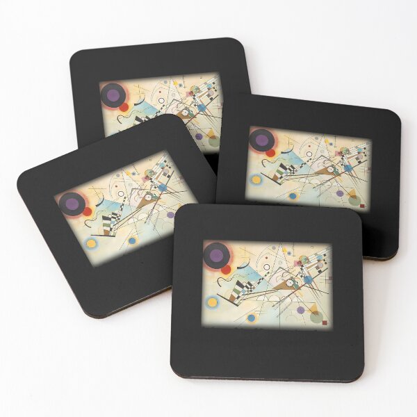 Item preview, Kandinsky Composition 8 Abstract Geometric Art designed and sold by guibempdaho41.