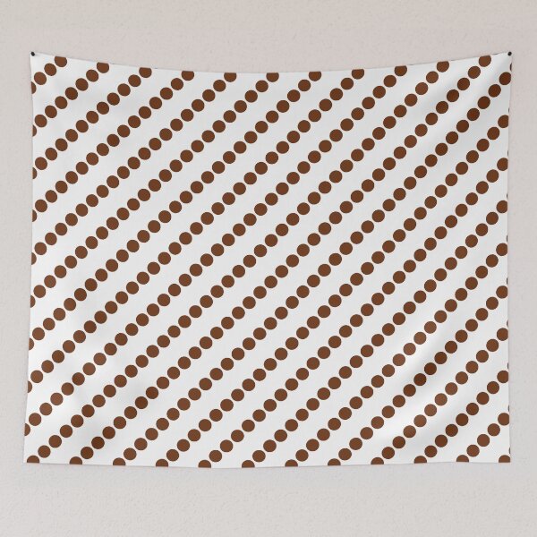 Item preview, Brown Polka Dots on White(CL) designed and sold by POLKAIWERX.