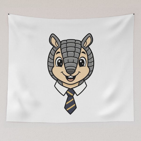 Item preview, Cute Armadillo Boss Cartoon Office Mascot designed and sold by k3rstman1.