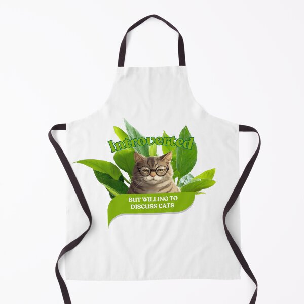 Item preview, Introverted but willing to discuss cats designed and sold by Avohai!.