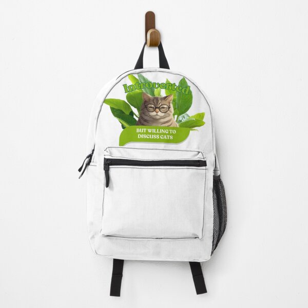 Item preview, Introverted but willing to discuss cats designed and sold by Avohai!.