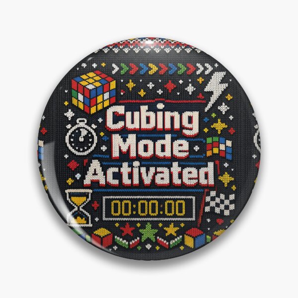 Item preview, Cubing Mode Activated Speedcubing Knitting Pattern designed and sold by Mauswohn.