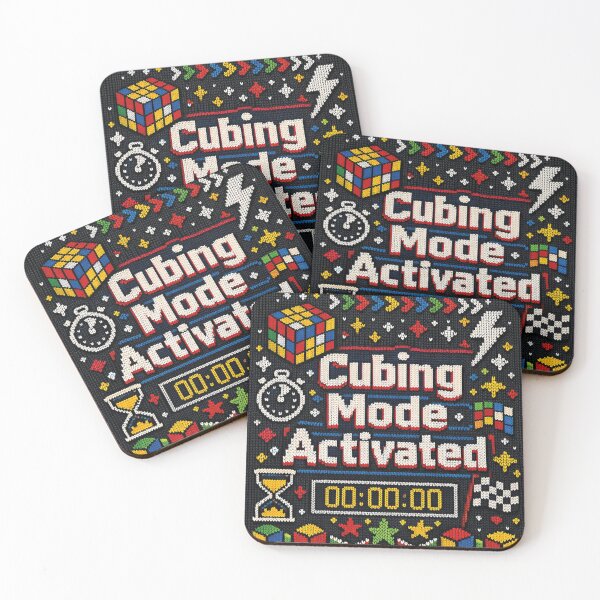 Item preview, Cubing Mode Activated Speedcubing Knitting Pattern designed and sold by Mauswohn.