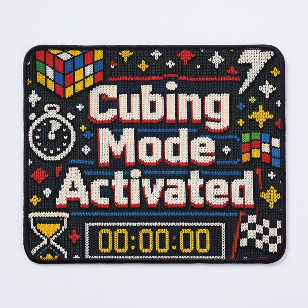 Item preview, Cubing Mode Activated Speedcubing Knitting Pattern designed and sold by Mauswohn.