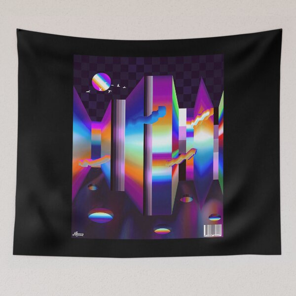 Item preview, Abstract Geometric Prism Light Refraction Art designed and sold by guibempdaho41.