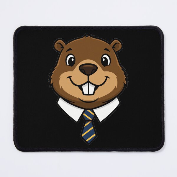 Item preview, Professional Beaver Boss Cartoon Business Mascot designed and sold by k3rstman1.