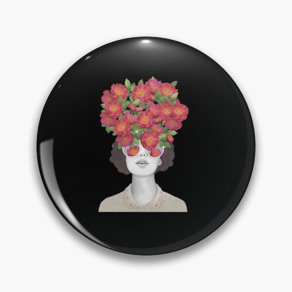 Item preview, The Optimist Rose Flower Head Vintage Collage designed and sold by guibempdaho41.