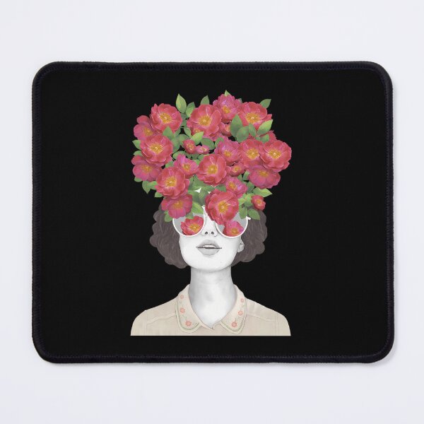 Item preview, The Optimist Rose Flower Head Vintage Collage designed and sold by guibempdaho41.