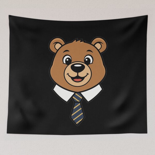 Item preview, Professional Brown Bear Boss Cartoon Mascot designed and sold by k3rstman1.