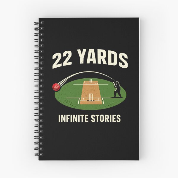 Item preview, 22 Yards Infinite Stories – Minimal Cricket Pitch Design | Cricket Lover T-Shirt designed and sold by warlistop.