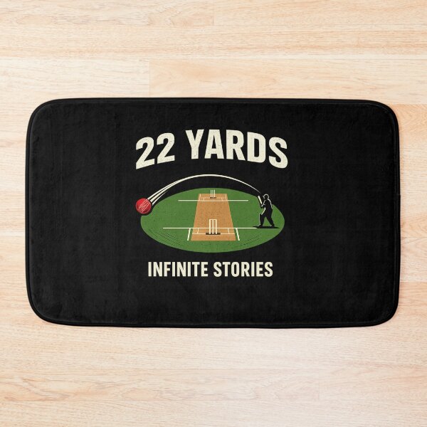 Item preview, 22 Yards Infinite Stories – Minimal Cricket Pitch Design | Cricket Lover T-Shirt designed and sold by warlistop.