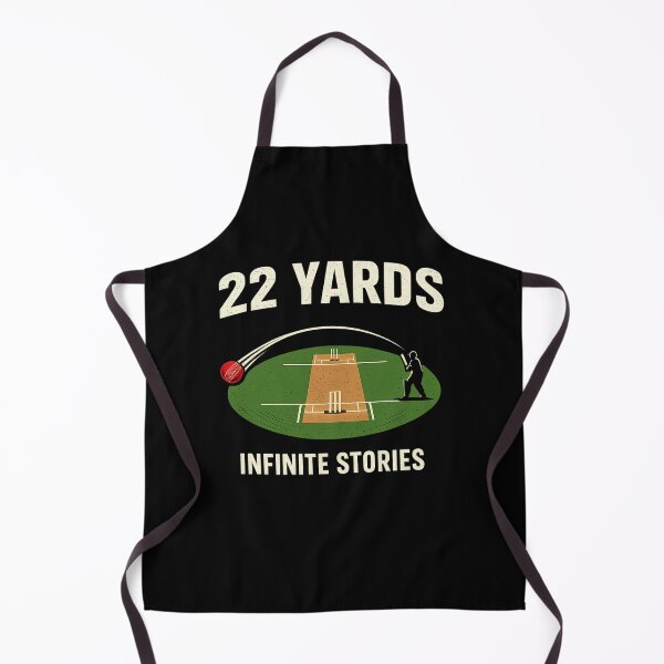 Item preview, 22 Yards Infinite Stories – Minimal Cricket Pitch Design | Cricket Lover T-Shirt designed and sold by warlistop.