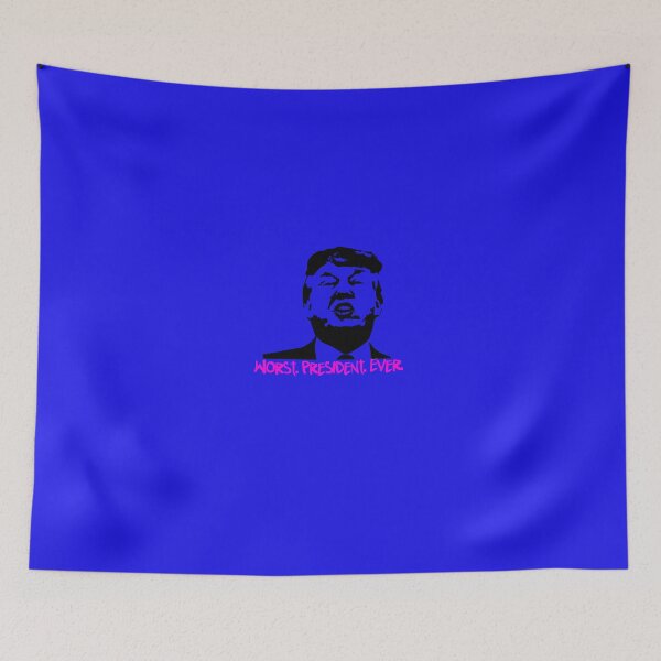 Item preview, Trump Worst President Ever MAGA Shirt (Pink lettering) designed and sold by ReggieRaggz.