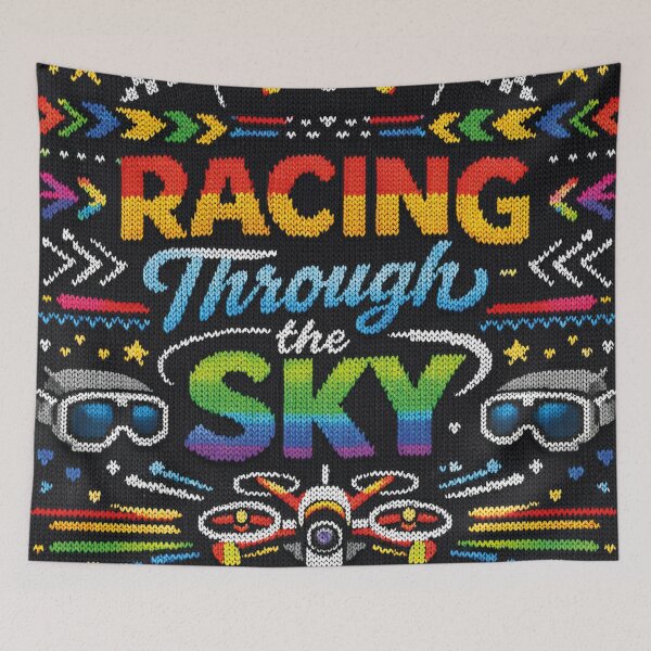Item preview, Racing Through The Sky Drone FPV Knitting Pattern designed and sold by Mauswohn.