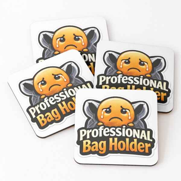 Item preview, Professional Bag Holder – Funny Stock Market Trader Meme designed and sold by VolatilityEdge.