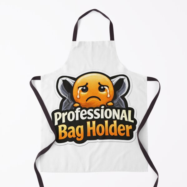 Item preview, Professional Bag Holder – Funny Stock Market Trader Meme designed and sold by VolatilityEdge.